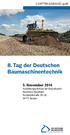 8. Tag der Deutschen Baumaschinentechnik