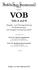 Band 58 VOB. Teile A und B. Vergabe- und Vertragsordnung für Bauleistungen mit Vergabeverordnung (VgV) Herausgegeben von