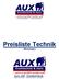 Preisliste Technik (Auszug-)