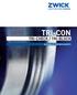 TRI-CON TRI-CHECK / TRI-BLOCK DATENBLÄTTER/DATA SHEETS