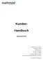 KundenHandbuch. (Stand April 2014)
