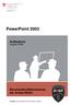 PowerPoint 2003. Aufbaukurs Ausgabe 10.2005. Berufsunteroffiziersschule der Armee BUSA