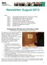 Newsletter August/2013