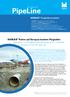 PipeLine. h Rohre auf Europas bestem Flughafen Abwasser- und Regenwasserabtransport am Flughafen Schiphol in Amsterdam, NL. h Flughafenprojekte