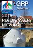 GRP REGENWASSER- NUTZUNG. Zisternen REGENWASSER- NUTZUNG