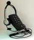 Headset Telefon Callcenter