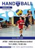NEUES vom HANDBALL. ATSV - HSG Schülp/Westerrönfeld 10.1.2009 18:00 Uhr OBERLIGA. Saison 2008 2009. Schleswig-Holstein