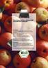 Untersuchungen zum Einsatz alternativer Stoffe zur Regulierung des Apfelschorfes