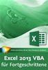 Excel VBA Prozeduren und Funktionen