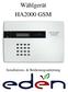 Wählgerät HA2000 GSM. Installations- & Bedienungsanleitung