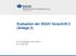 Evaluation der DGUV Vorschrift 2 (Anlage 2) A+A, Düsseldorf, 28.10.2015 Dr. Frank Bell