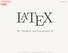L A TEX HSD. 02 - Struktur und Formatieren II. 19. April 2016. Prof. Dr. Alexander Braun // Wissenschaftliche Texte mit LaTeX // SS 2016