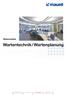 Wartentechnik/Wartenplanung
