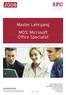 Master Lehrgang MOS: Microsoft Office Specialist