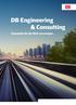 DB Engineering & Consulting. Eisenbahn für die Welt von morgen.