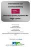 Informationen zur Zusatzausbildung. DGQ/EOQ Quality Systems Manager