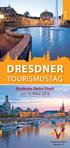 dresdner TOURISMUSTAG Tourismusverband Dresden e.v.