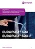 EUROPLEX SDX EUROPLEX SDX-F. Abgeblitzt! Elektrostatisch ableitfähige ESD-Schutzverglasungen