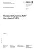 Microsoft Dynamics NAV Handbuch FKFS