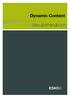 Dynamic Content. Benutzerhandbuch