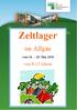 Zeltlager. im Allgäu. von 8-13 Jahren. vom 16. 20. Mai 2016