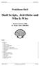 Shell Scripts, Zeit-Diebe und Who Is Who