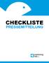 CHECKLISTE PRESSEMITTEILUNG