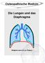 Osteopathische Medizin. Die Lungen und das Diaphragma. Grégoire Lason & Luc Peeters