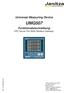 UMG507. Universal Measuring Device. Funktionsbeschreibung OPC Server Port 8000 (Modbus Gateway) Dok. Nr. 10322020.pmd