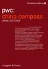 pwc: china compass PwC Winter 2007/2008 Ausgabe Schweiz