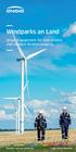 Windparks an Land. Unser Engagement für eine sichere und saubere Stromerzeugung. Energien optimal einsetzen. engie-deutschland.de