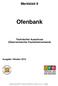 Merkblatt 9. Ofenbank. Technischer Ausschuss (Österreichischer Kachelofenverband)