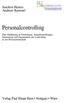 Personalcontrolling. Eine Einführung in Grundlagen, Aufgabenstellungen, Instrumente und Organisation des Controlling in der Personalwirtschaft