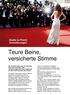 Teure Beine, versicherte Stimme