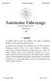 Autonome Fahrzeuge. Eine Pro-Seminar Arbeit von. Patrick Bertsch. 1 Abstract