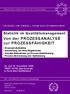 Von der PROZESSANALYSE zur PROZESSFÄHIGKEIT