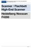 Scanner / Flachbett High-End Scanner Heidelberg Nexscan F4200