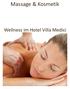 Massage & Kosmetik. Wellness im Hotel Villa Medici