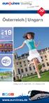 Wir verbinden Europa! Jahre Eurolines. Österreich Ungarn. oneway nach Wien. Gültig vom 01. April 2016 31. Oktober 2016. www.eurolines.