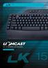 LK 15 GAMING KEYBOARD DEUTSCHES TASTATURLAYOUT