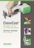 CleanCastTM. Gipssägen mit und ohne Staubabsaugung QuietCast TM Gipssäge. für die Pädiatrie