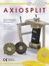 AXIOSPLIT. Norm-Justiersockel- System mit Magnet- Montageplatten. Zero based reference system with magnetic mounting plate MADE IN GERMANY