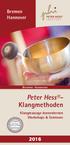 Peter Hess - Klangmethoden. Bremen Hannover. Klangmassage kennenlernen Workshops & Seminare. Das Original. Peter Hess Entwickler der Methode