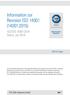 Information zur Revision ISO 14001 (14001:2015)