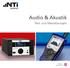 Audio & Akustik. Test- und Messlösungen. Switzerland