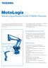 MotoLogix. Steuerungssoftware für MOTOMAN-Roboter. MotoLogix besteht aus zwei Komponenten. Vorteile im Überblick