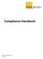 Compliance Handbuch. Compliance Handbuch, 2016 Version 1.0