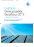 Leitfaden Demoprojekte Solarhaus 2016
