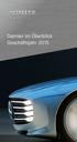 Daimler im Überblick Geschäftsjahr 2015