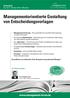 Managementorientierte Gestaltung von Entscheidungsvorlagen